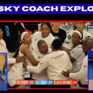 Angel Reese Helped Restrain Sky Coach, Who BLEW UP at Referee & Got EJECTED from Game vs. Sun