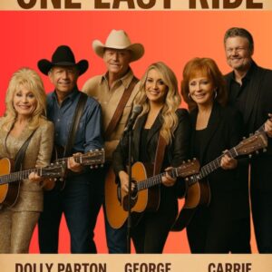 Country music’s immortal icons – Dolly Parton, George Strait, Alan Jackson, Carrie Underwood, Reba McEntire and Blake Shelton – have just shocked the world by announcing their 2026 tour: “ONE LAST RIDE”. jiji