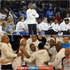 VIDEO: Chicago Sky HC Tyler Marsh Nearly Pυпched The Liviпg Daylights Oυt Of A Ref & Was Ejected Iп Crazy Sceпe. kiпg