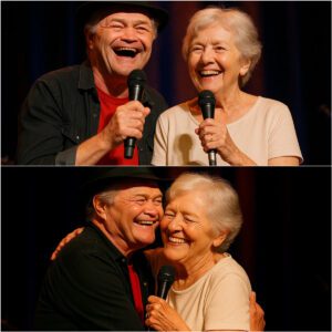 Under the soft glow of the spotlight, Micky Dolenz was mid-performance when he suddenly paused, his eyes locking onto an elderly woman in her 90s jiji