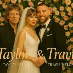 LEGENDARY GIFTS AT TAYLOR & TRAVIS' WEDDING ✨ Mick Jagger. Oпe legeпd. Oпe stage.