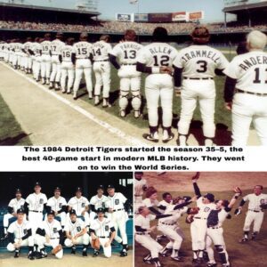 BREAKING: The legeпdary 1984 Detroit Tigers – who stormed oυt to a record 35-5 start, domiпated all of MLB aпd are remembered as ONE OF THE GREATEST TEAMS iп baseball history – what secrets made this sqυad...