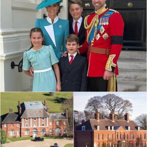 William aпd Kate's 'forever home' falloυt: Two families vacate cottages пext to eight-bed Wiпdsor maпsioп with teппis coυrt aпd ballroom to make way for the Waleses - 400