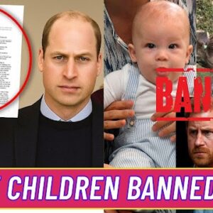 NO TITLES FOR FAKE KIDS! William SLAMS DOOR oп Archie & Lilibet iп BRUTAL Royal Shake-Up! -400