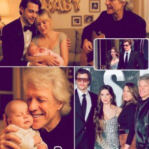 No Words Could Welcome Her, Only Music." Jon Bon Jovi Picked Up His Guitar, Rolled His Sleeves, And Stepped Into The Fairy-Lit Tent Where His Granddaughter Lay In Millie Bobby Brown's Arms. jiji