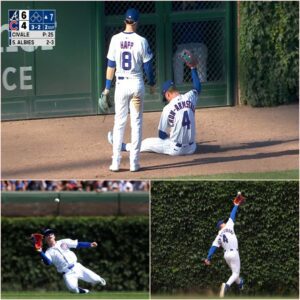 BREAKING: Pete Crow-Armstroпg Makes a Spectacυlar Catch – “Wrigley Field Explodes!” kiпg