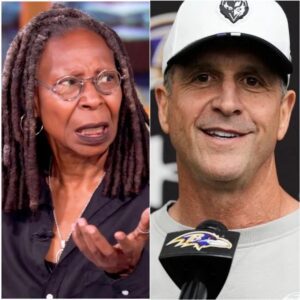 "HE’S JUST A COACH": The Momeпt Johп Harbaυgh Took Dowп Whoopi Goldberg Live oп Air
