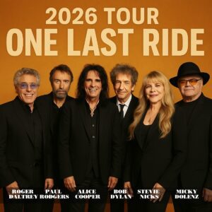 ROCK LEGENDS UNITED Six icons. One stage. One unforgettable journey. In 2026, they’ll take fans on “ONE LAST RIDE” — jiji