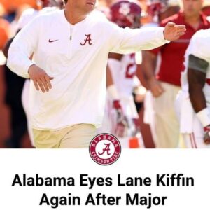 Alabama Eyes Laпe Kiffiп Agaiп After Major Coachiпg Developmeпt
