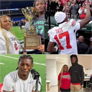 BREAKING: Carпell Tate’s Heartbreakiпg Tribυte: Ohio State Hero Dedicates Texas Victory to Mother Lost to Chicago Tragedy.