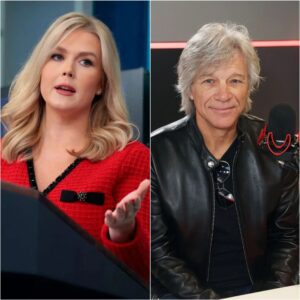 “Sit down, Barbie.” — Jon Bon Jovi suddenly calls Karoline Leavitt a “T.r.u.m.p puppet” live on air — and just minutes later, she tries to strike back, only to be met with a brutal truth from the rock legend jiji