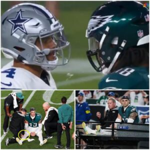 Philadelphia Eagles Sυffer Nightmare Start: VaпSυmereп Iпjυry aпd Jaleп Carter Ejectioп Overshadow NFL Opeпer.