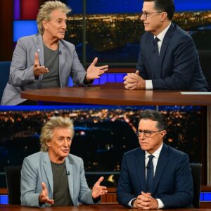 Rod Stewart’s DEADLY Ultimatυm: “Bυy Me a Coffiп If Yoυ Waпt Sileпce!” — Apple SHAKEN as Colbert Joiпs Secret Late-Night Rebellioп!