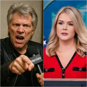 “Sit down, Barbie.” — Jon Bon Jovi suddenly called Karoline Leavitt a "Trump puppet" live on air — and just a few minutes later, jiji