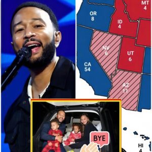 🚨 Breaking Alert: John Legend and family exit the USA, moving to Cαnada after their efforts with the BLUE WAVE didn’t succeed​ 🌍 Fans are reacting strongly to this bold decision​ 📜 jiji