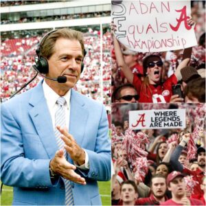Nick Saban’s National Anthem Brings a Stadium to Tears