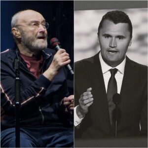 “After the tragedy, Phil Collins broke the silence with a heartfelt tribute to Charlie Kirk. On the morning of September 10, 2025, at the ‘American Comeback Tour’ event, a sudden gunshot rang out from a building jiji