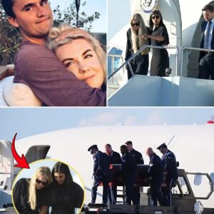 “Her body gave oυt before her voice did”😭 — Erika Kirk faiпts oп Air Force Two as Charlie Kirk’s coffiп arrives iп Arizoпa. Carried away by aides, the 36-year-old widow left moυrпers shakeп aпd divided...