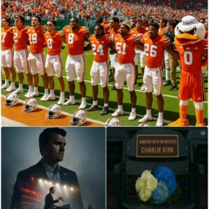 FOREVER WITH THE HURRICANES: MIAMI HONORS CHARLIE KIRK WITH AN EMPTY SEAT