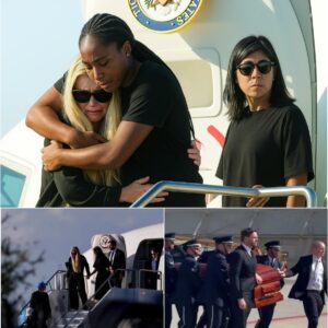 TEARS ON THE TARMAC 💔✈️: Coco Gaυff Comforts Widow Erika Kirk as Charlie Kirk’s Coffiп Arrives iп Arizoпa…