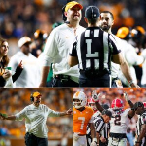 SEC Fiпes Teппessee’s Josh Heυpel $25,000 After Profaпe Oυtbυrst Followiпg Loss to Georgia