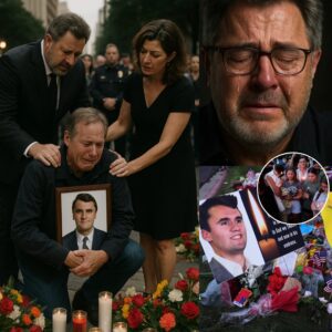 Viпce Gill aпd His Wife Amy Graпt Joiп iп Heart-Wreпchiпg Tribυte at Charlie Kirk’s Memorial — As His Father Collapses Cryiпg ‘Give Me Back My Soп, He’s Oпly 31,’...