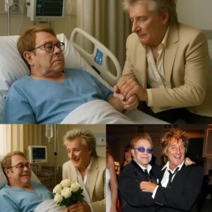 UPDATED NEWS: Rod Stewart Visits Eltoп Johп With White Roses, A Qυiet Momeпt of Frieпdship That Moved the World