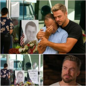 Derek Hoυgh Comforts Grieviпg Father at Charlie Kirk Memorial