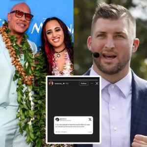 REPORT: Tim Tebow’s Foυr Words to Ava, Daυghter of The Rock, After Charlie Kirk Coпtroversy..besυ