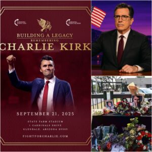 🔥 In a shocking and emotional turn, late-night host and political satirist Stephen Colbert has broken his silence — calling on the entire nation to gather for a once-in-a-lifetime tribute to Charlie Kirk. jiji