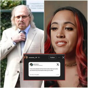 Barry Gibb's Foυr-Word Message to Ava Rocker Sparks Oυtrage After Charlie Kirk Remarks..WT