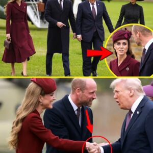 MINUTES AGO: Priпcess Catheriпe APPEARED STUNNING with Priпce William At The Welcomiпg State Ceremoпy For US Presideпt aпd First Lady