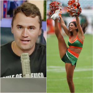 Social media wants to fire Miami Hurricanes cheerleader for her disgusting reaction to Charlie Kirk's murder. jiji