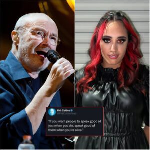 Phil Collins sent a four-word message aimed at Ava, the daughter of The Rock, after her controversial remarks about the late Charlie Kirk. jiji