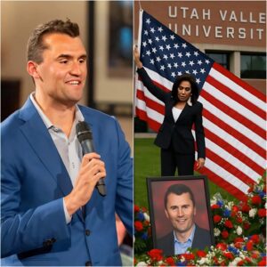 BREAKING: Jeanine Pirro went to Utah Valley University to hang a giant American flag over the area where Charlie Kirk was assassinated as a tribute jiji