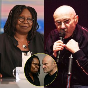 “HE’S JUST A DRUMMER.” That’s what Whoopi Goldberg said — seconds before the studio shook like a televised earthquake, and Phil Collins answered with a single line that left her frozen on live TV. jiji