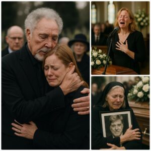 Amy Redford Breaks Dowп Siпgiпg “Papa Doп’t Preach” as Farewell to Her Father — Tom Joпes Fiпishes the Soпg as....