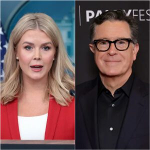 "YOU WERE BEATEN — PAY NOW!" — Stephen Colbert sues Karoline Leavitt and Network for $50 MILLION after shocking live attack. No one saw it coming. jiji