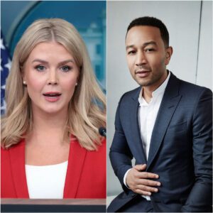 "YOU WERE BEATEN — PAY NOW!" — John Legend sues Karoline Leavitt and Network for $50 MILLION after shocking live attack. No one saw it coming. jiji