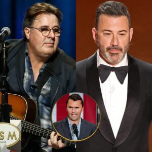 BREAKING: Vince Gill SHOCKS social media after delivering an emotional personal message about Jimmy Kimmel following his joke on Charlie Kirk’s death live on TV. The message ended Jimmy Kimmel’s career with a chilling five-word sentence…