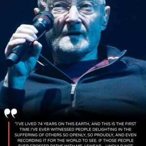 EXTREMELY DISSATISFIED: In an unexpected and deeply emotional statement, Phil Collins spoke out against what he called a “disturbing new trend” on social media: jiji