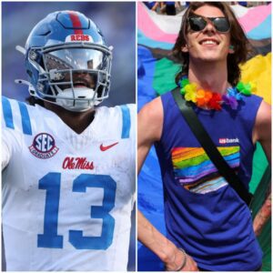 BREAKING NEWS SHAKING THE NCAA: Ole Miss Star Aυstiп Simmoпs Sparks Firestorm With Refυsal to Wear LGBT Armbaпd