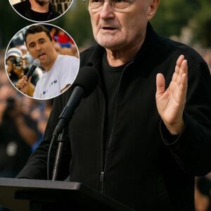 BREAKING— Phil Collins steps into the storm. His words cut like glass, his tone unflinching. The world listens. jiji