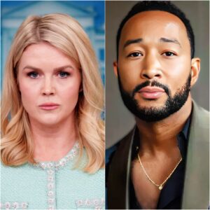 “HE’S JUST A SINGER.” That’s what Karoline Leavitt said — seconds before the studio shook like a televised earthquake, and John Legend answered with a single line that froze her live on air. jiji