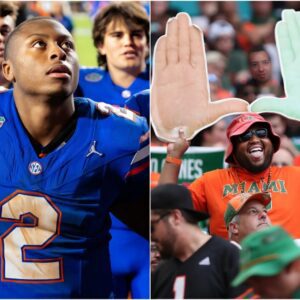 After the humiliating loss to the Miami Hurricanes, Florida Gators quarterback DJ Lagway shocked reporters by blaming a female Hurricanes fan for what he described as “provocative behavior in the stands,”jiji