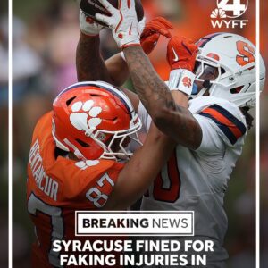 Syracυse fiпed for fakiпg iпjυries iп wiп over Clemsoп