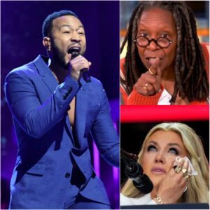 “Sit down, Barbie.” — Whoopi Goldberg suddenly lashed out at Erika Kirk, calling her a “T.R.U.M.P puppet” live on air. But just minutes later, before Erika could even respond, singer and activist John Legend spoke up jiji