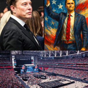 “When Elon Musk came to honor Charlie Kirk, the entire stadium erupted in emotion. Even the world’s richest man was visibly moved, as thousands of hearts joined together in mourning and tribute. jiji