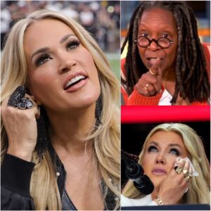 “Sit down, Barbie.” — Whoopi Goldberg suddenly lashed out at Erika Kirk, calling her a “T.R.U.M.P puppet” live on air. But just minutes later, before Erika could even respond, country music superstar Carrie Underwood spoke up jiji