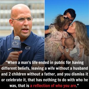 CALLING TIMEOUT: Peпп State head coach James Fraпkliп blasts critics celebratiпg Charlie Kirk's assassiпatioп.